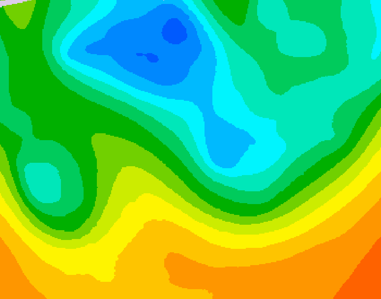 GDPS 500 millibar geopotential height 228 hour forecast chart for Canada based on 2026/05/10 1200Z data