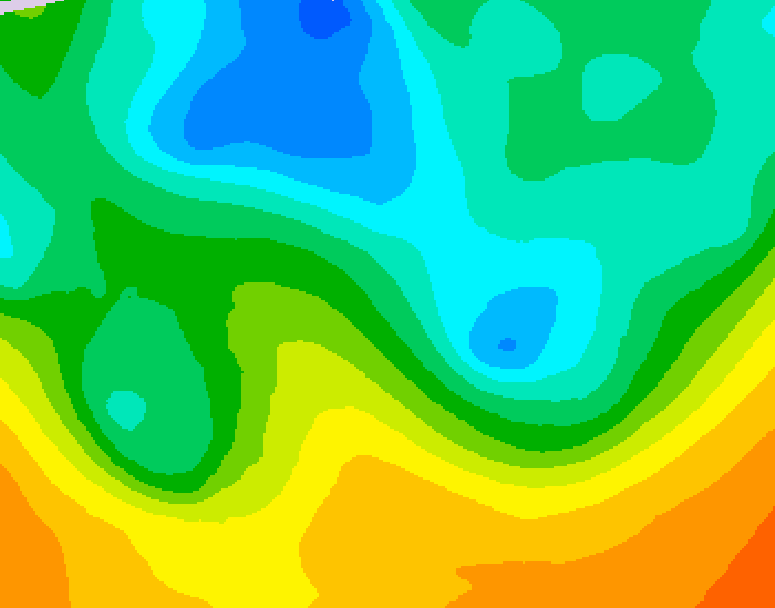 GDPS 500 millibar geopotential height 240 hour forecast chart for Canada based on 2026/05/10 1200Z data