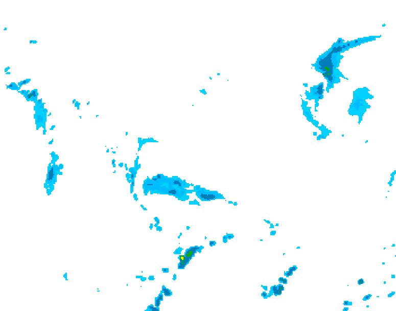 GDPS precipitation 216 hour forecast chart for Canada based on 2026/05/10 0000Z data