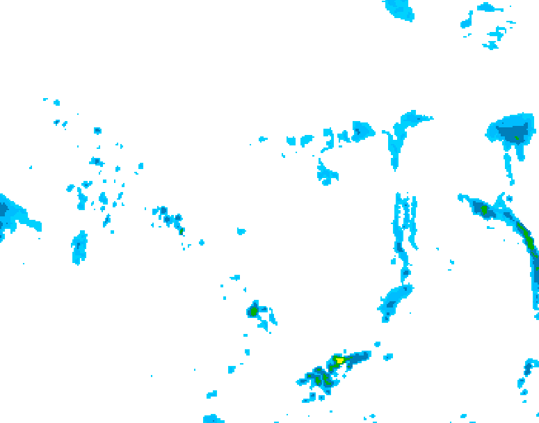 GDPS precipitation 156 hour forecast chart for Canada based on 2026/05/10 1200Z data