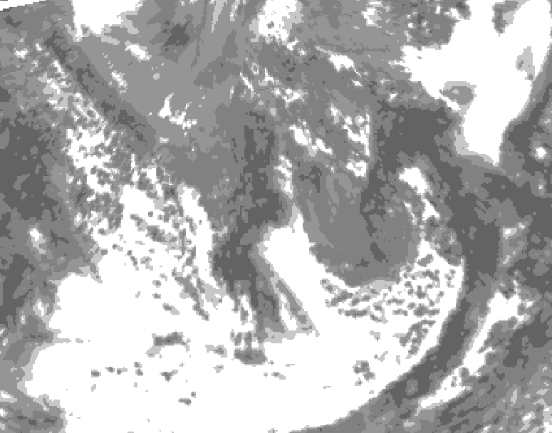 GDPS total cloud 048 hour forecast chart for Canada based on 2026/05/10 0000Z data