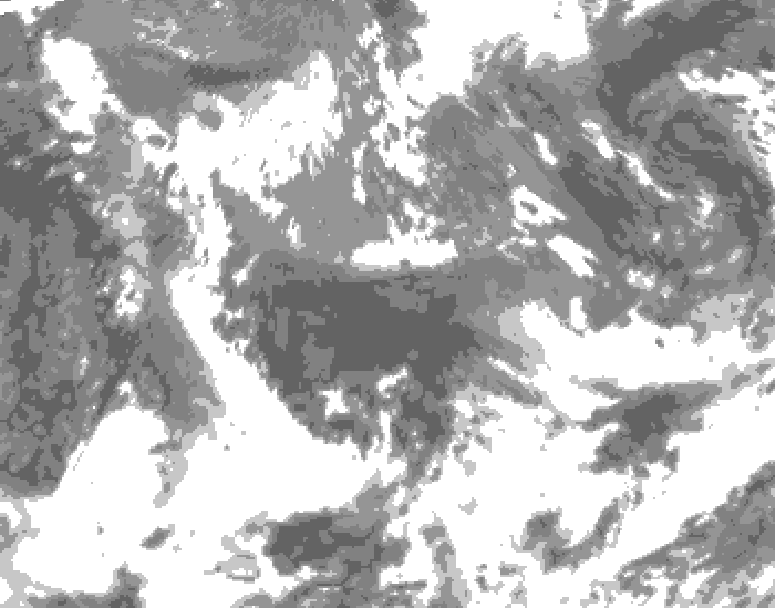 GDPS total cloud 228 hour forecast chart for Canada based on 2026/05/10 0000Z data