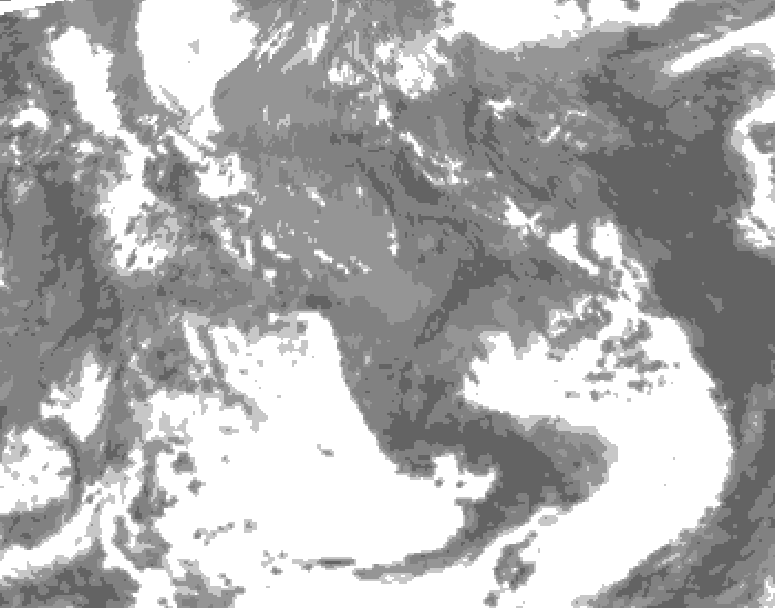 GDPS total cloud 066 hour forecast chart for Canada based on 2026/05/10 1200Z data