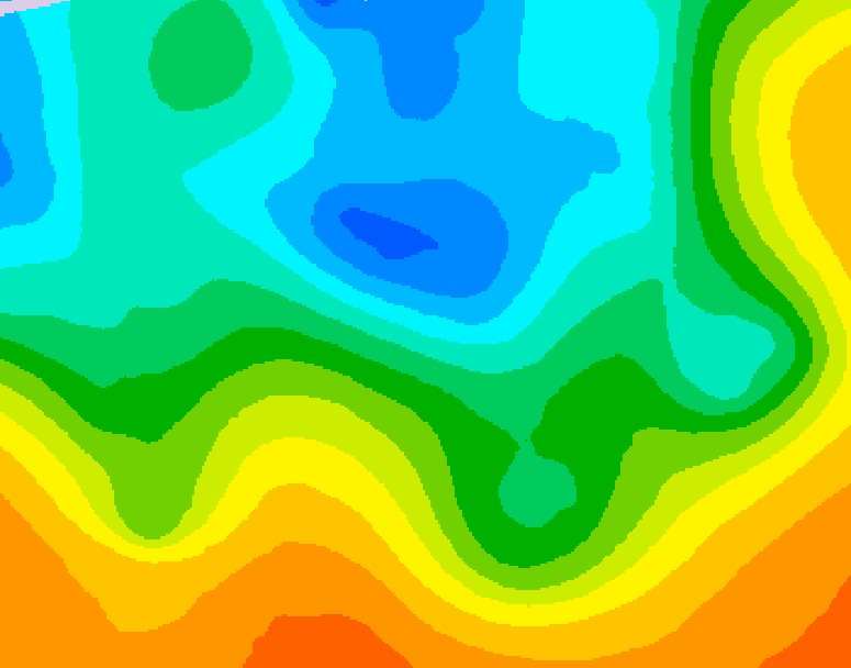 GDPS 500 millibar geopotential height 066 hour forecast chart for Canada based on 2026/05/11 0000Z data