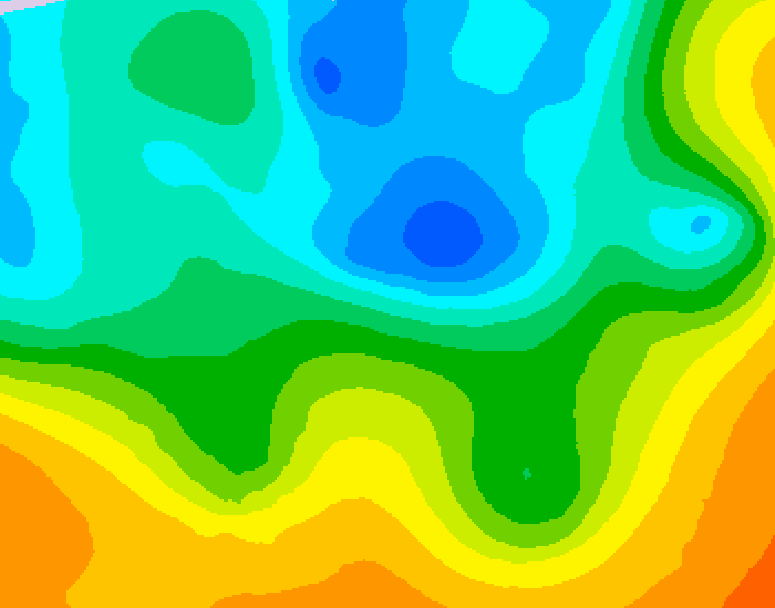 GDPS 500 millibar geopotential height 084 hour forecast chart for Canada based on 2026/05/11 0000Z data
