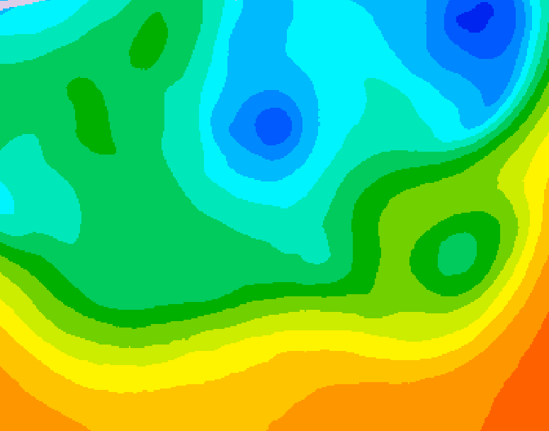 GDPS 500 millibar geopotential height 144 hour forecast chart for Canada based on 2026/05/11 0000Z data