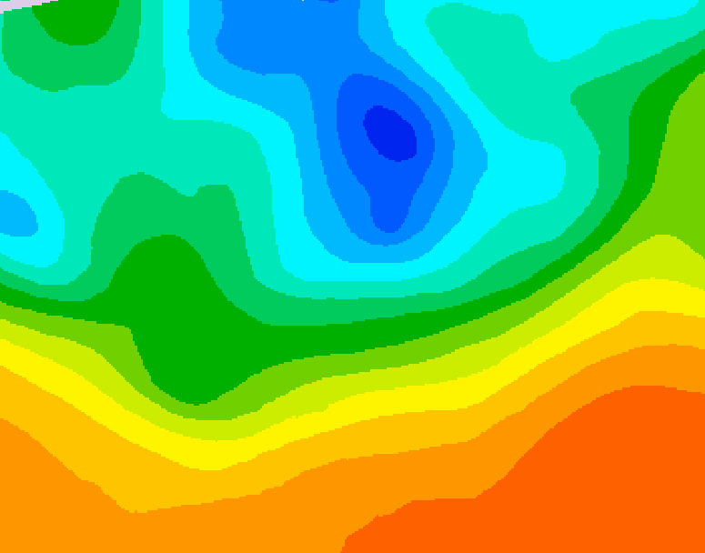 GDPS 500 millibar geopotential height 210 hour forecast chart for Canada based on 2026/05/11 0000Z data
