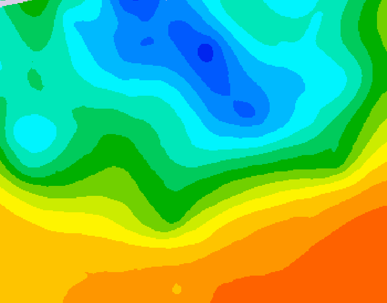 GDPS 500 millibar geopotential height 228 hour forecast chart for Canada based on 2026/05/11 0000Z data