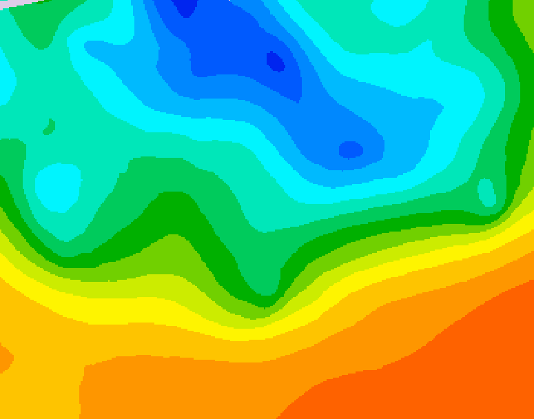 GDPS 500 millibar geopotential height 234 hour forecast chart for Canada based on 2026/05/11 0000Z data