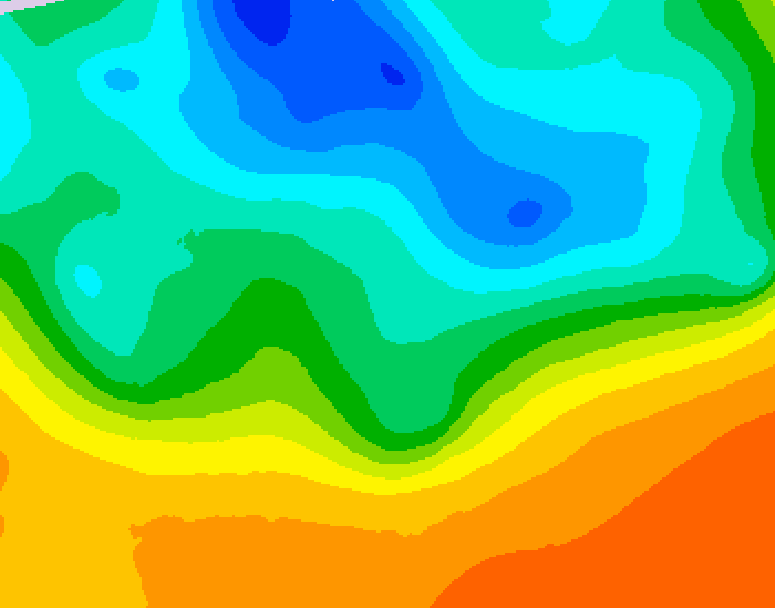 GDPS 500 millibar geopotential height 240 hour forecast chart for Canada based on 2026/05/11 0000Z data