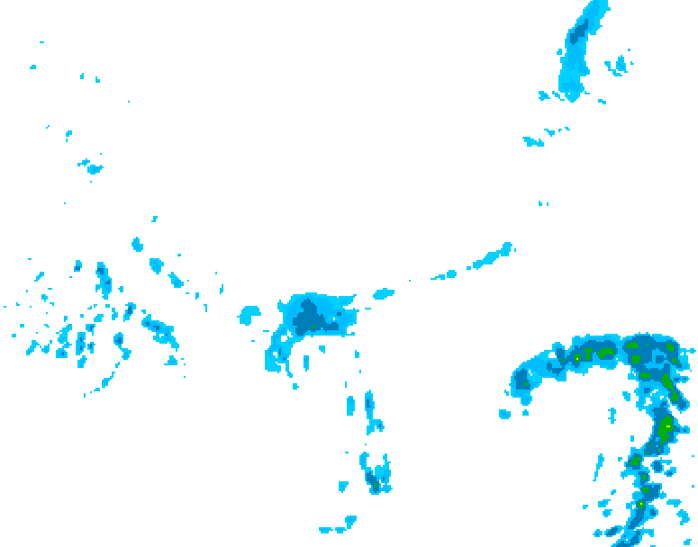 GDPS precipitation 108 hour forecast chart for Canada based on 2026/05/11 0000Z data