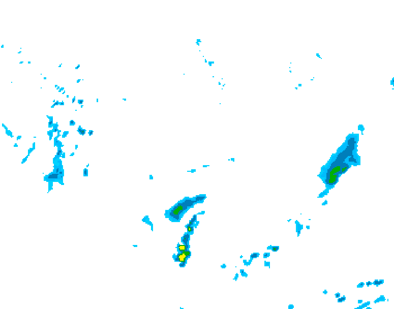 GDPS precipitation 222 hour forecast chart for Canada based on 2026/05/11 0000Z data