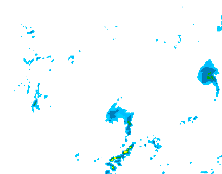 GDPS precipitation 234 hour forecast chart for Canada based on 2026/05/11 0000Z data