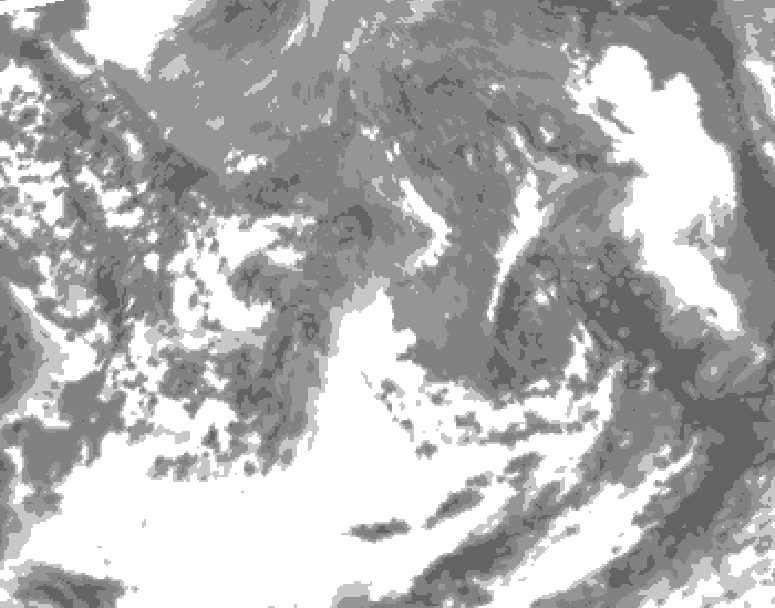 GDPS total cloud 006 hour forecast chart for Canada based on 2026/05/11 0000Z data