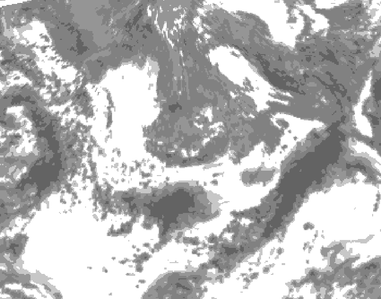 GDPS total cloud 216 hour forecast chart for Canada based on 2026/05/11 0000Z data