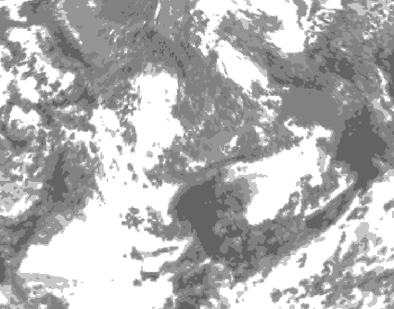 GDPS total cloud 228 hour forecast chart for Canada based on 2026/05/11 0000Z data