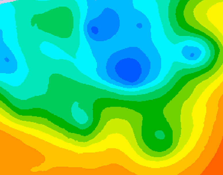 GDPS 500 millibar geopotential height 066 hour forecast chart for Canada based on 2026/05/12 0000Z data