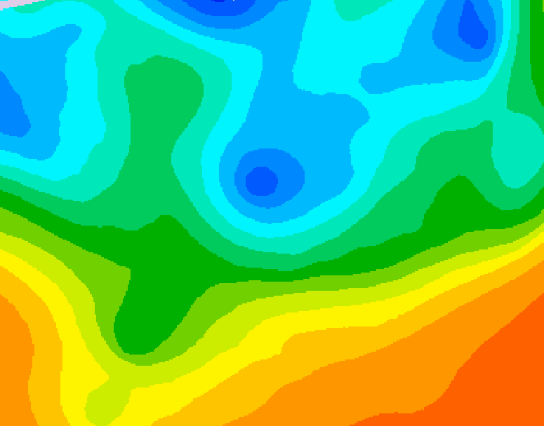 GDPS 500 millibar geopotential height 138 hour forecast chart for Canada based on 2026/05/12 0000Z data