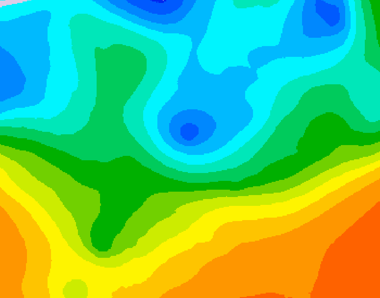 GDPS 500 millibar geopotential height 144 hour forecast chart for Canada based on 2026/05/12 0000Z data