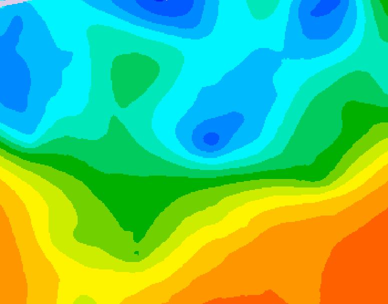 GDPS 500 millibar geopotential height 156 hour forecast chart for Canada based on 2026/05/12 0000Z data