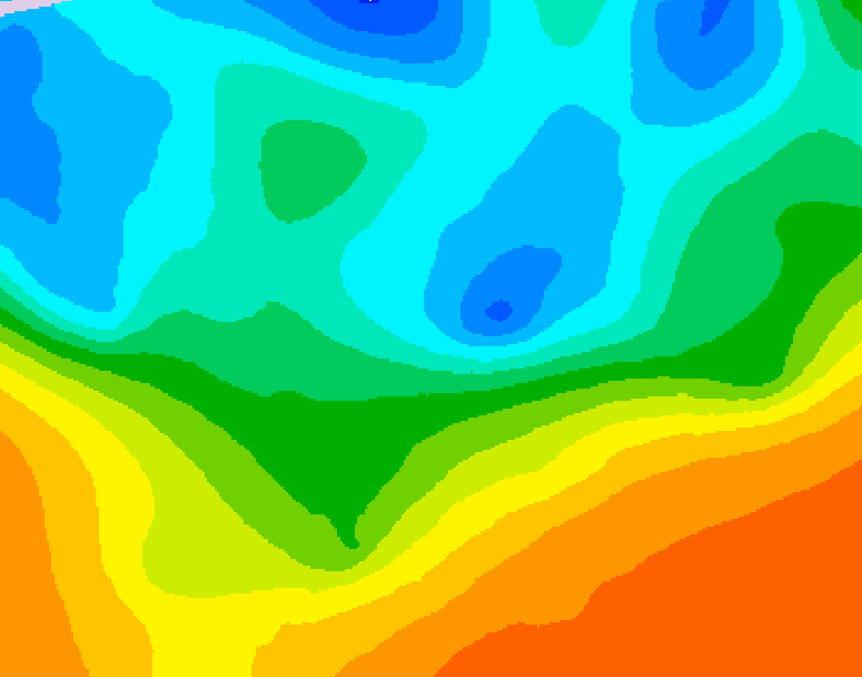 GDPS 500 millibar geopotential height 162 hour forecast chart for Canada based on 2026/05/12 0000Z data