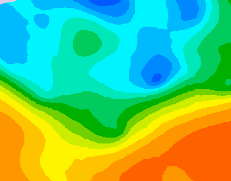 GDPS 500 millibar geopotential height 174 hour forecast chart for Canada based on 2026/05/12 0000Z data