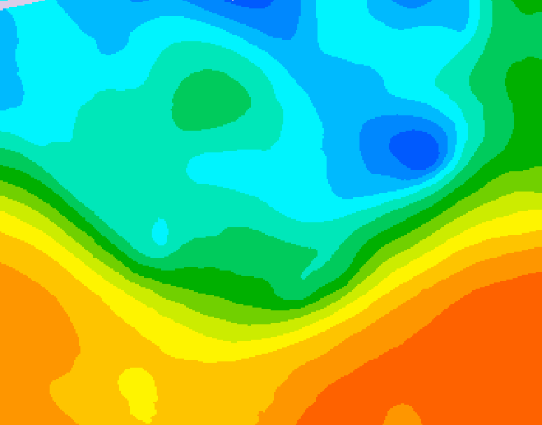 GDPS 500 millibar geopotential height 186 hour forecast chart for Canada based on 2026/05/12 0000Z data