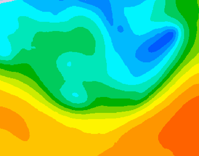 GDPS 500 millibar geopotential height 204 hour forecast chart for Canada based on 2026/05/12 0000Z data
