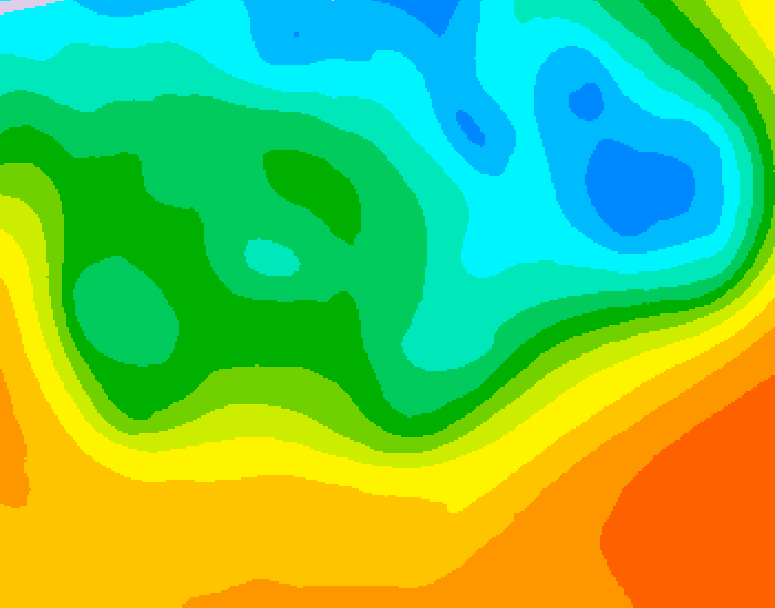 GDPS 500 millibar geopotential height 234 hour forecast chart for Canada based on 2026/05/12 0000Z data