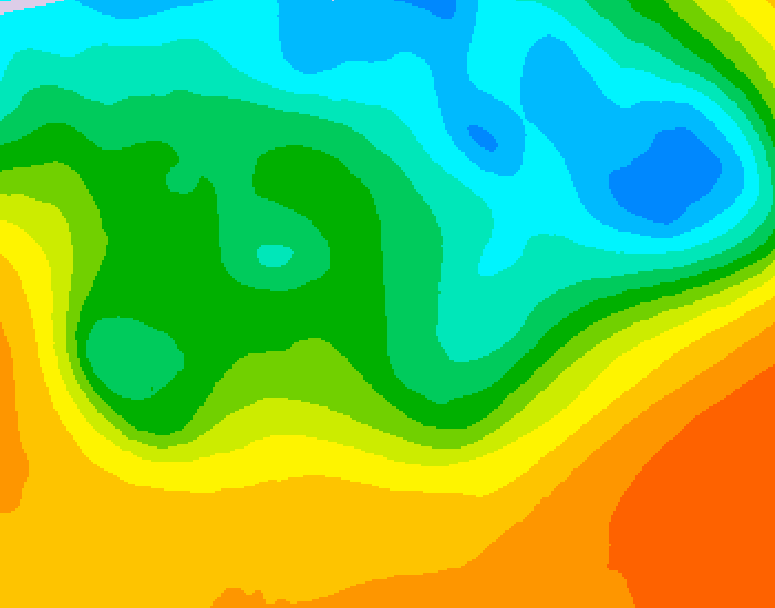 GDPS 500 millibar geopotential height 240 hour forecast chart for Canada based on 2026/05/12 0000Z data