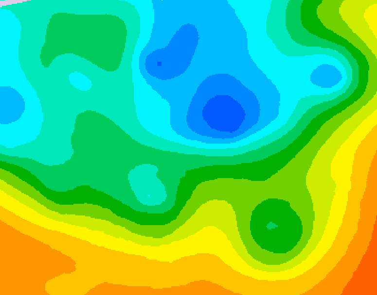 GDPS 500 millibar geopotential height 060 hour forecast chart for Canada based on 2026/05/12 1200Z data