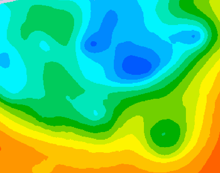 GDPS 500 millibar geopotential height 066 hour forecast chart for Canada based on 2026/05/12 1200Z data