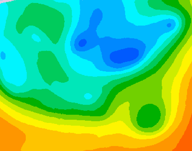 GDPS 500 millibar geopotential height 072 hour forecast chart for Canada based on 2026/05/12 1200Z data