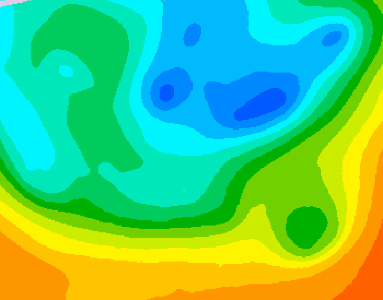 GDPS 500 millibar geopotential height 078 hour forecast chart for Canada based on 2026/05/12 1200Z data