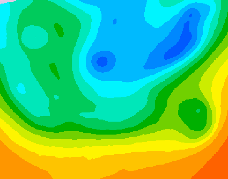 GDPS 500 millibar geopotential height 090 hour forecast chart for Canada based on 2026/05/12 1200Z data