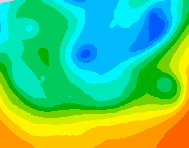 GDPS 500 millibar geopotential height 096 hour forecast chart for Canada based on 2026/05/12 1200Z data