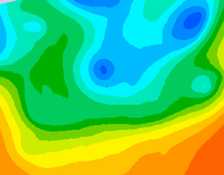 GDPS 500 millibar geopotential height 108 hour forecast chart for Canada based on 2026/05/12 1200Z data