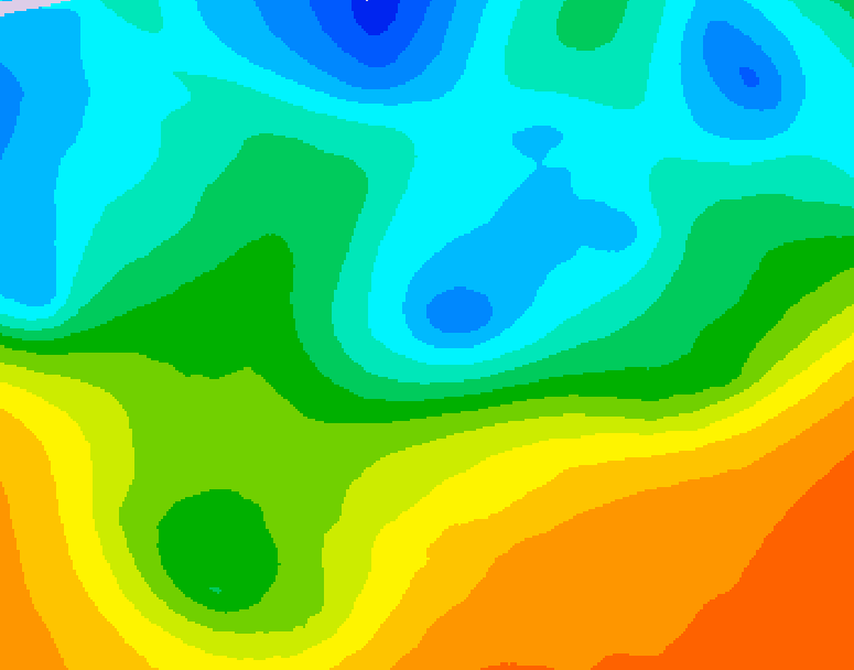 GDPS 500 millibar geopotential height 144 hour forecast chart for Canada based on 2026/05/12 1200Z data