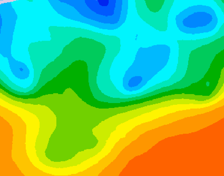 GDPS 500 millibar geopotential height 156 hour forecast chart for Canada based on 2026/05/12 1200Z data