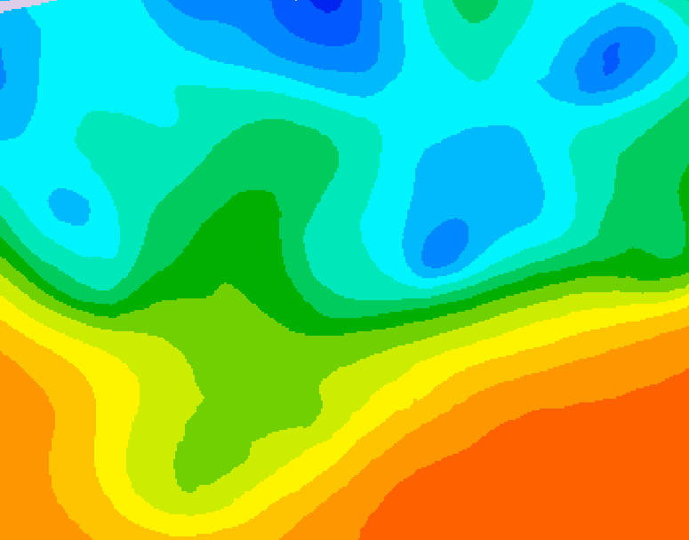 GDPS 500 millibar geopotential height 162 hour forecast chart for Canada based on 2026/05/12 1200Z data