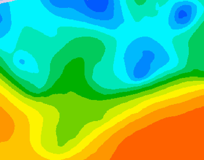 GDPS 500 millibar geopotential height 168 hour forecast chart for Canada based on 2026/05/12 1200Z data