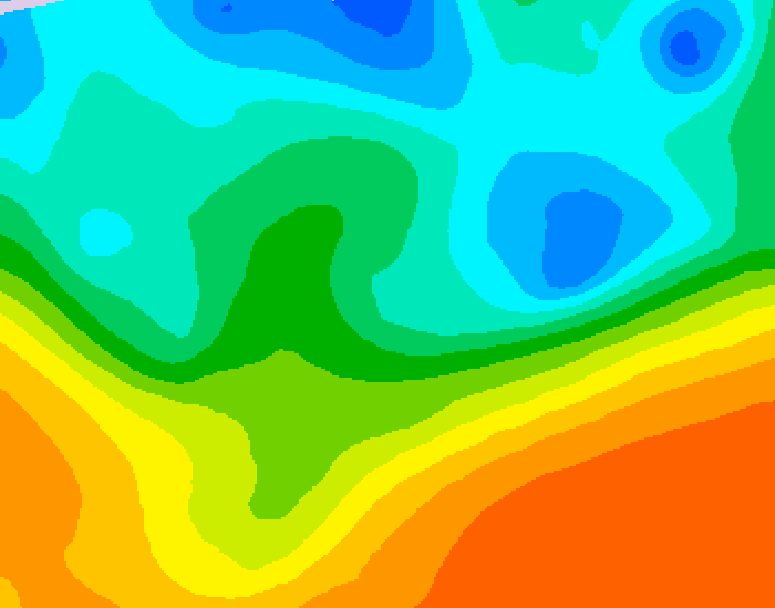 GDPS 500 millibar geopotential height 174 hour forecast chart for Canada based on 2026/05/12 1200Z data