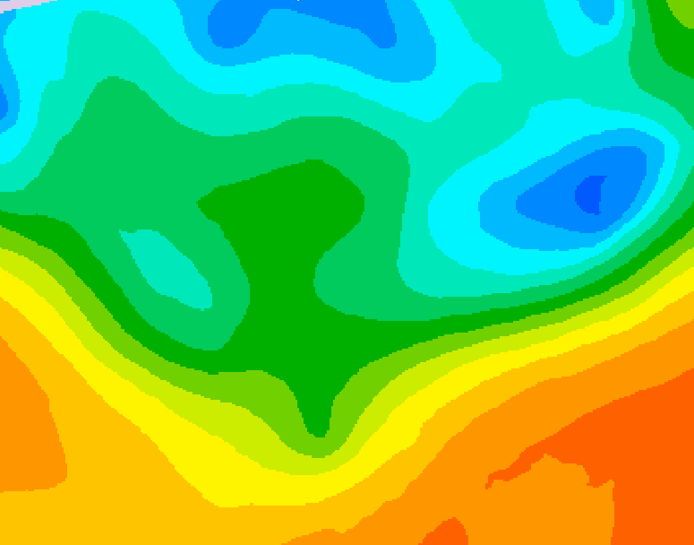 GDPS 500 millibar geopotential height 192 hour forecast chart for Canada based on 2026/05/12 1200Z data