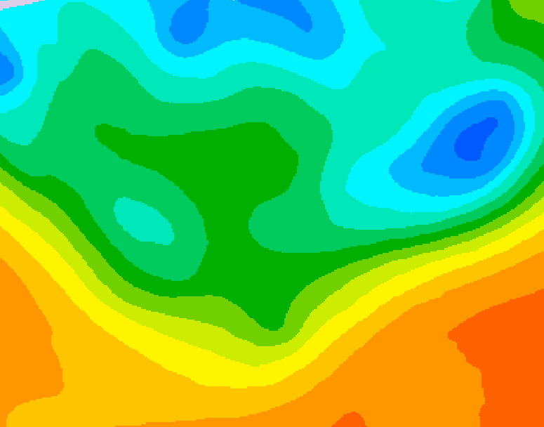 GDPS 500 millibar geopotential height 198 hour forecast chart for Canada based on 2026/05/12 1200Z data