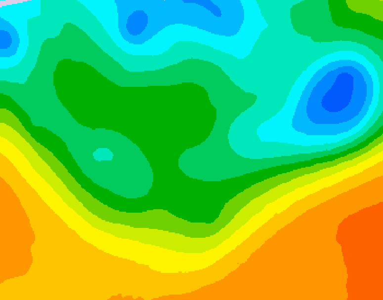 GDPS 500 millibar geopotential height 204 hour forecast chart for Canada based on 2026/05/12 1200Z data