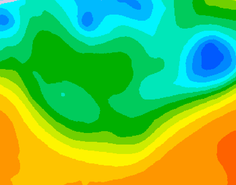 GDPS 500 millibar geopotential height 210 hour forecast chart for Canada based on 2026/05/12 1200Z data