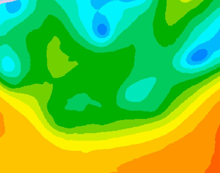 GDPS 500 millibar geopotential height 234 hour forecast chart for Canada based on 2026/05/12 1200Z data