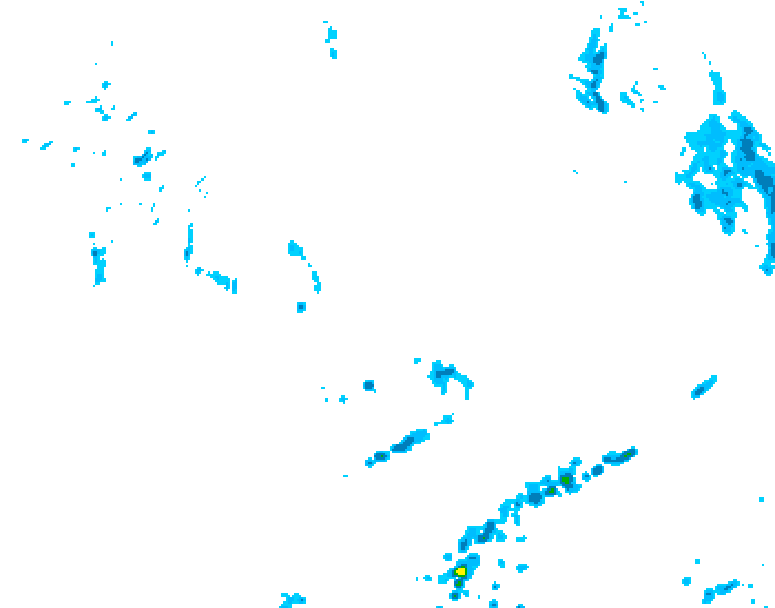 GDPS precipitation 222 hour forecast chart for Canada based on 2026/05/12 0000Z data