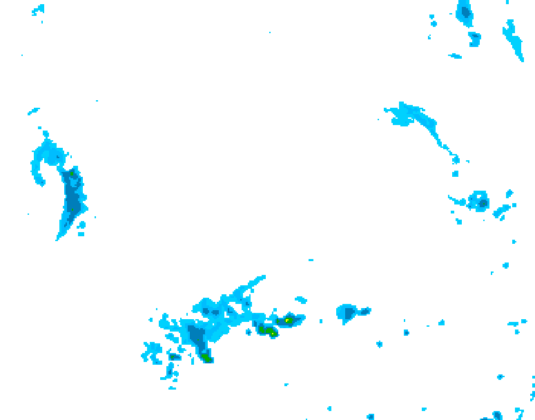 GDPS precipitation 150 hour forecast chart for Canada based on 2026/05/12 1200Z data