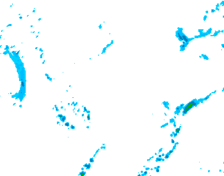 GDPS precipitation 228 hour forecast chart for Canada based on 2026/05/12 1200Z data